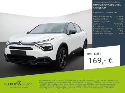 Gebraucht Citroën C4 Feel 131 PS (96 kW) 2023 Weiß Limousine