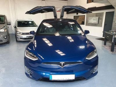 Gebraucht Tesla Model X 386 kW (525 PS) 2018 Blau SUV