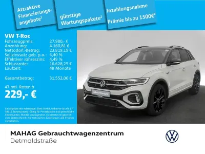 Gebraucht VW T-Roc R-line 150 PS (110 kW) 2024 Ascotgrau/schwarz SUV
