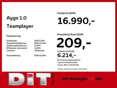 Juniper blue/ night sky black Neu 2025 Toyota Aygo Kleinwagen | 15.990 € (Guter Preis)