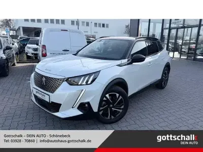 Gebraucht Peugeot e-2008 GT 100 kW (136 PS) 2022 Weiß SUV
