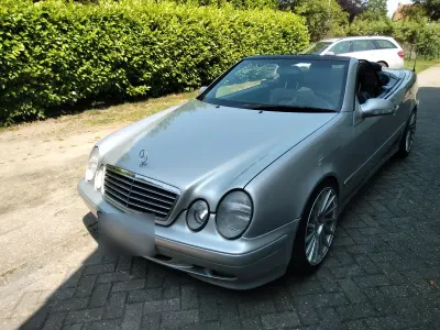 Gebraucht Mercedes CLK200 163 PS (119 kW) 2002 Silber Cabrio