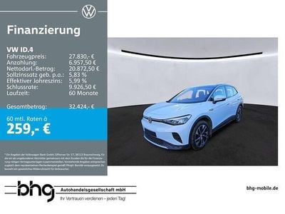 Gebraucht VW ID.4 Pro 150 kW (204 PS) 2022 Blanco nevada/schwarz SUV