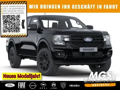 Ny Ford Ranger XLT 241 HK (177 kW) 2026 Sort Pickup / Ladvogn