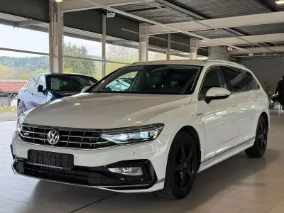 Brugt VW Passat R-line 441 HK (324 kW) 2019 Hvid Stationcar