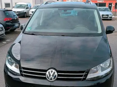 Gebraucht VW Sharan 150 PS (110 kW) 2018 Schwarz Van / Kleinbus
