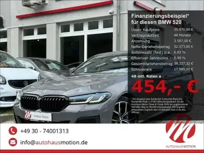Gebraucht BMW 520 M Sport 190 PS (139 kW) 2021 Berninagrau bernsteineffekt me Limousine
