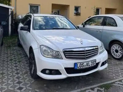 Gebraucht Mercedes C200 Elegance 136 PS (100 kW) 2012 Weiß Kombi