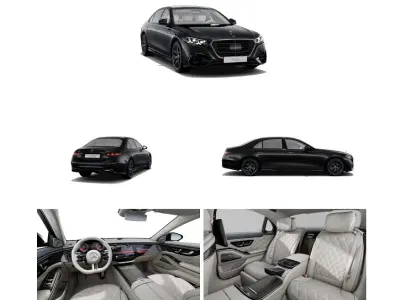 Neu Mercedes S580 503 PS (369 kW) 2026 Schwarz Limousine