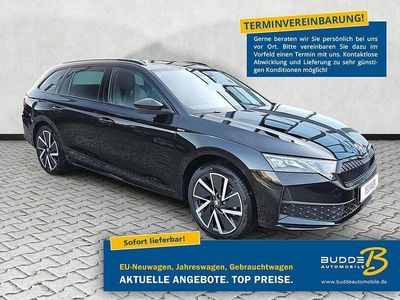 Neu Skoda Octavia SportLine 150 PS (110 kW) 2025 Moonweiß perleffekt Kombi
