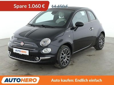 Schwarz Gebraucht 2022 Fiat 500C Dolcevita Cabrio | 13.390 € (Fairer Preis)