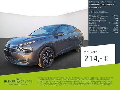 Gebraucht Citroën e-C4 Shine 100 kW (136 PS) 2021 Grau Limousine