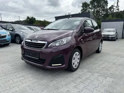 Gebraucht Peugeot 108 Active 69 PS (50 kW) 2015 Lackierung red purple/metalli Kleinwagen