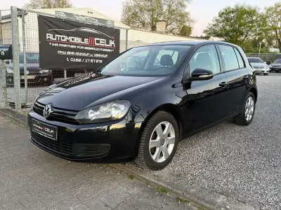 Gebraucht VW Golf VI Trendline 80 PS (58 kW) 2009 Schwarz Kleinwagen