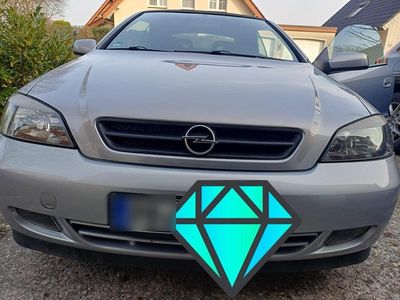 Gebraucht Opel Astra Cabriolet 101 PS (74 kW) 2002 Blau Cabrio