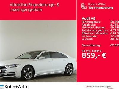 Weiß Gebraucht 2021 Audi A8L Comfort Limousine | 53.498 € (Fairer Preis)