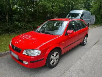 Gebraucht Mazda 323F 88 PS (64 kW) 2000 Rot Kombi