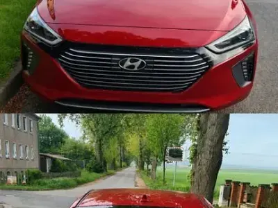 Brugt Hyundai Ioniq Style 141 HK (103 kW) 2018 Rød Hatchback