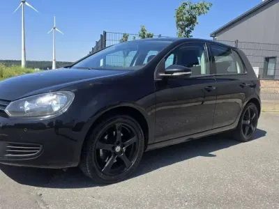 Gebraucht VW Golf VI Trendline 80 PS (58 kW) 2009 Schwarz Kleinwagen