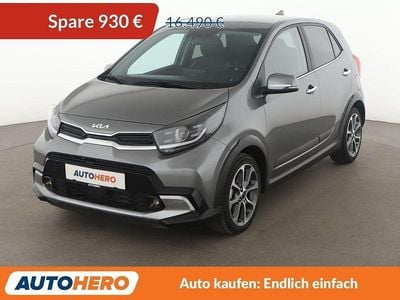Gebraucht Kia Picanto X-Line 101 PS (74 kW) 2023 Grau Kleinwagen