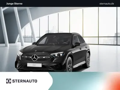 Gebraucht Mercedes GLC220 AMG line 197 PS (144 kW) 2026 Unilack schwarz SUV