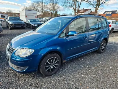 Gebraucht VW Touran Trendline 140 PS (102 kW) 2007 Blau Van / Kleinbus