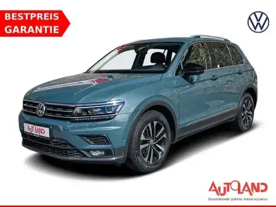 Gebraucht VW Tiguan IQ Drive 150 PS (110 kW) 2020 Petrolblaumetallic SUV