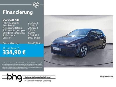 Brugt VW Golf VIII GTI 245 HK (180 kW) 2022 Sort Sedan