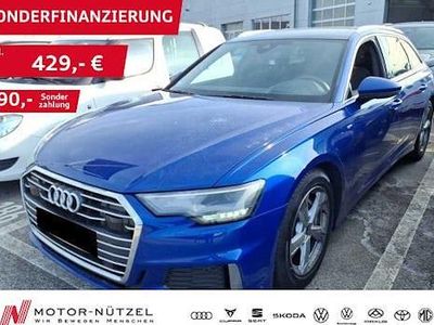 Usata Audi A6 S-Line 286 CV (210 kW) 2022 Blu Station wagon