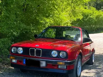 Gebraucht BMW 320 Cabriolet Sport Line 129 PS (94 kW) 1989 Rot Cabrio