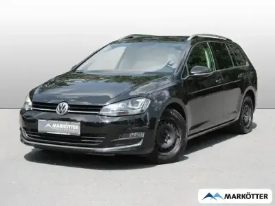 Gebraucht VW Golf VII Highline 125 PS (91 kW) 2017 Schwarz Kombi