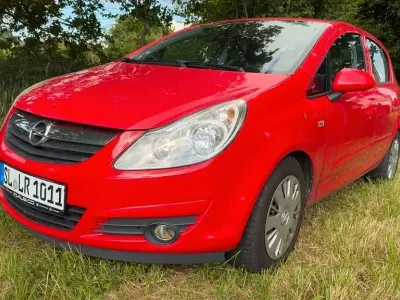 Gebraucht Opel Corsa 80 PS (58 kW) 2007 Rot Kleinwagen