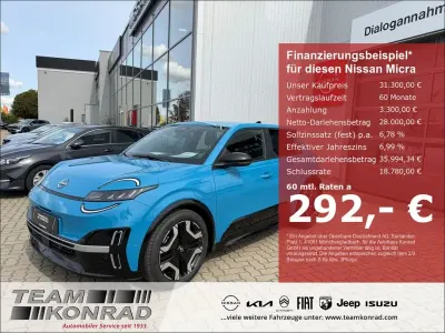 Neu Nissan Micra Advance 110 kW (150 PS) 2026 Blau Kleinwagen