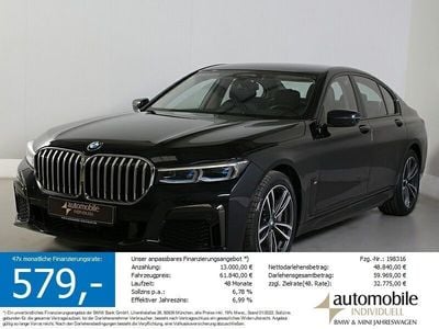 Gebraucht BMW 750 M Sport 530 PS (389 kW) 2021 Carbonschwarz met. Limousine