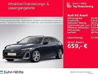 Firmamentblau metallic Gebraucht 2024 Audi A5 S-Line Kombi | 43.989 € (Superpreis)