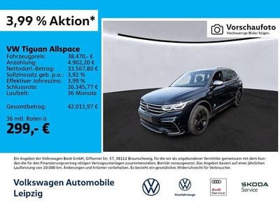 Gebraucht VW Tiguan Allspace R-line 200 PS (147 kW) 2023 Schwarz SUV
