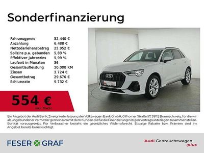 Gebraucht Audi Q3 S-Line 150 PS (110 kW) 2024 Gletscherweiß SUV