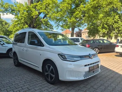 Gebraucht VW Caddy Style 122 PS (89 kW) 2021 Weiß Van / Kleinbus