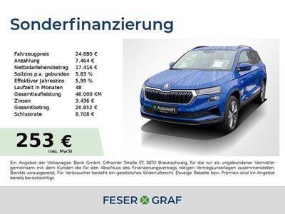 Gebraucht Skoda Karoq Style 150 PS (110 kW) 2022 Energyblau SUV