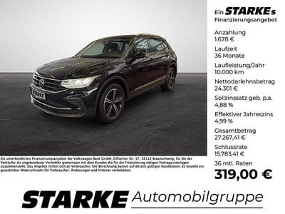 Gebraucht VW Tiguan Active 150 PS (110 kW) 2021 Schwarz SUV
