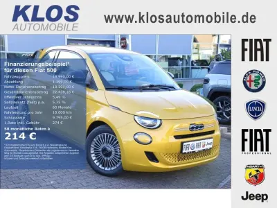 Neu Fiat 500 Icon 65 PS (47 kW) 2026 Gelb Limousine