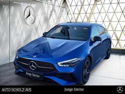 Gebraucht Mercedes CLA200 Shooting Brake AMG 163 PS (119 kW) 2025 Metalliclack spektralblau Kombi