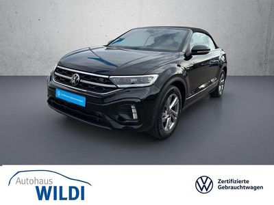 Gebraucht VW T-Roc Cabriolet R-line 150 PS (110 kW) 2024 Schwarz Cabrio