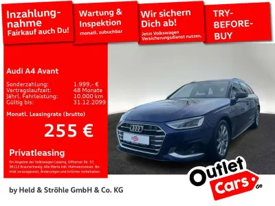 Gebraucht Audi A4 Advanced Plus 163 PS (119 kW) 2023 Navarrablau metallic Kombi
