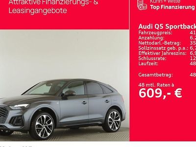 Grau Gebraucht 2022 Audi Q5 Sportback S-Line SUV | 40.779 € (Superpreis)