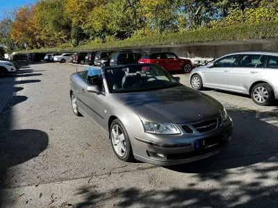 Brugt Saab 9-3 Cabriolet 175 HK (128 kW) 2003 Sølv Cabriolet