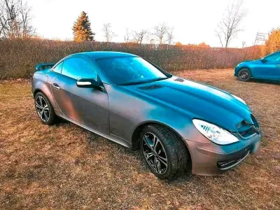 Gebraucht Mercedes SLK200 163 PS (119 kW) 2006 Grau Cabrio