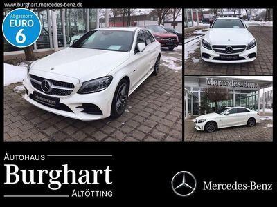 Usata Mercedes C300e AMG line 306 CV (225 kW) 2020 Bianco Berlina