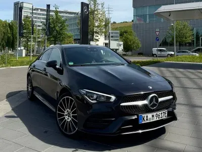 Usata Mercedes CLA250e AMG line 218 CV (160 kW) 2020 Nero Berlina