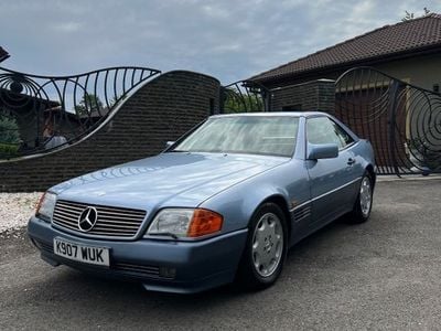 Gebraucht Mercedes SL320 231 PS (169 kW) 1992 Blau Cabrio